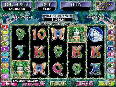 enchanted garden slot machine free play